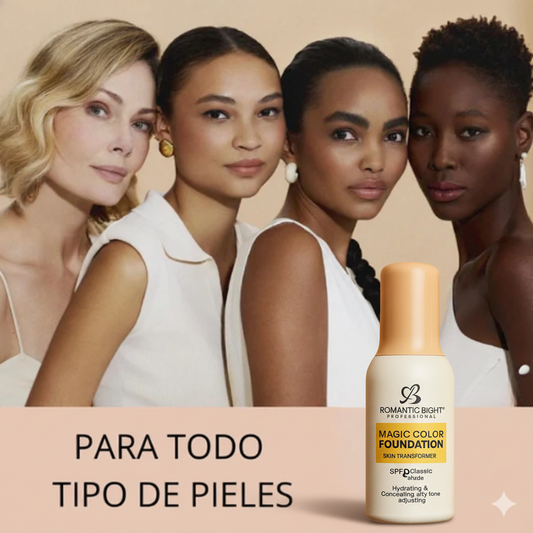 ⭐La Base Mágica Que Se Adapta a Tu Tono Aunque Sudes: Adiós al Maquillaje Que Se Derrite en Panamá